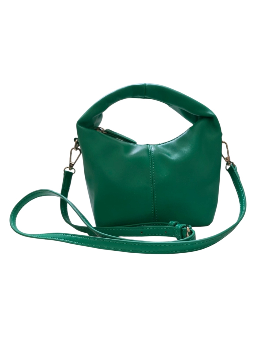 Forever 21 Green Women's Crossbody Bag Stylish Soft Handle Shoulder Bag Purse